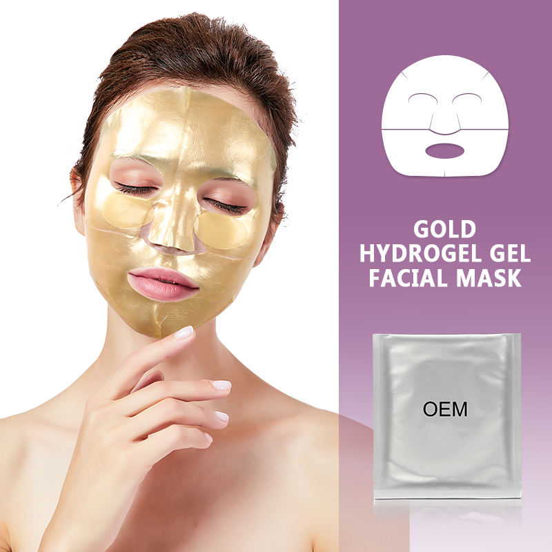 24k Gold Bio-Cloud Mask Deep Hydrating Hyaluronic Acid Hydrogel Jelly Mask Skin Collagen Face Sheet Mask - 2